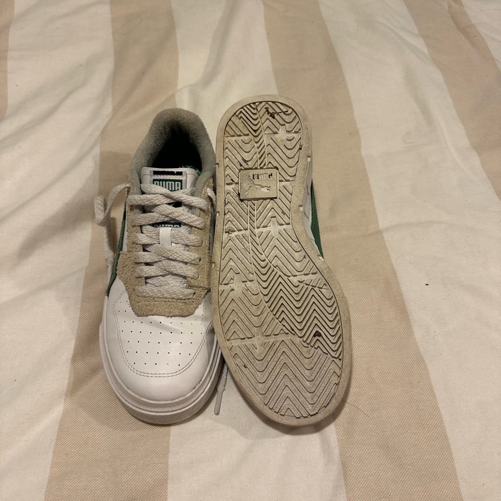 Puma White and Gray Sneakers